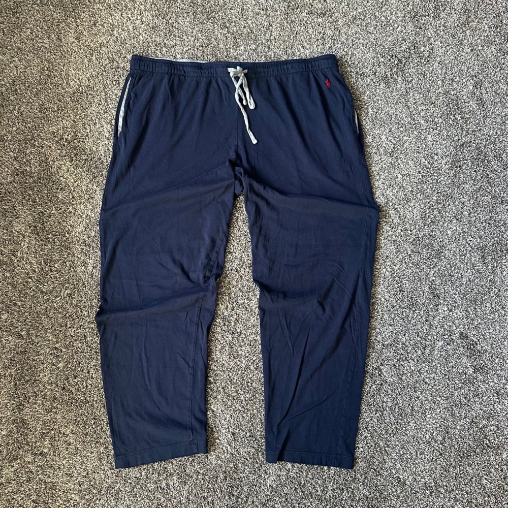 Polo Ralph Lauren Sleepwear Pants Navy Blue Drawstring Pajamas XL